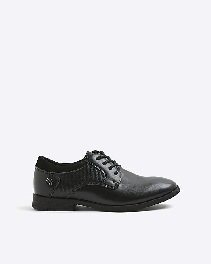 Boys Black Pointed Shoes