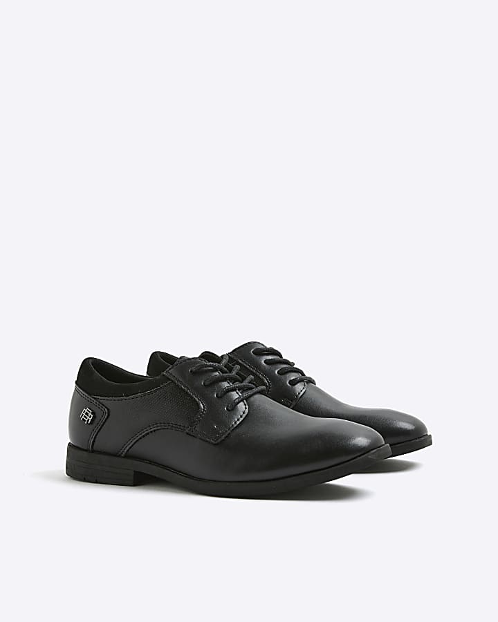 Boys Black Pointed Shoes