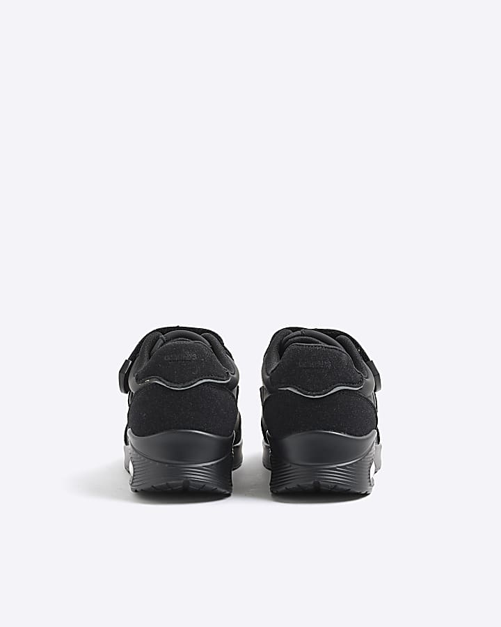 Boys Black Bubble Velrco Trainers