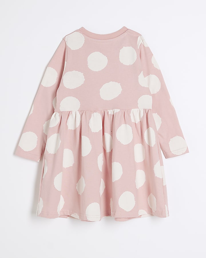 Mini Pink Bluey Long Sleeve Dress