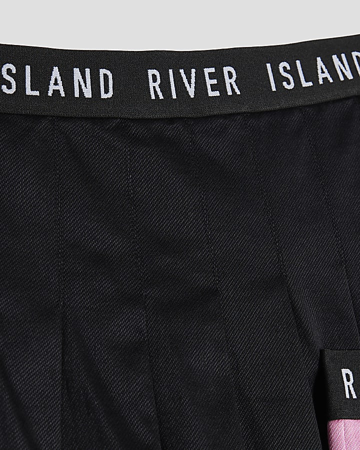 Girls Pink 2 Pack RI Waistband Skirts