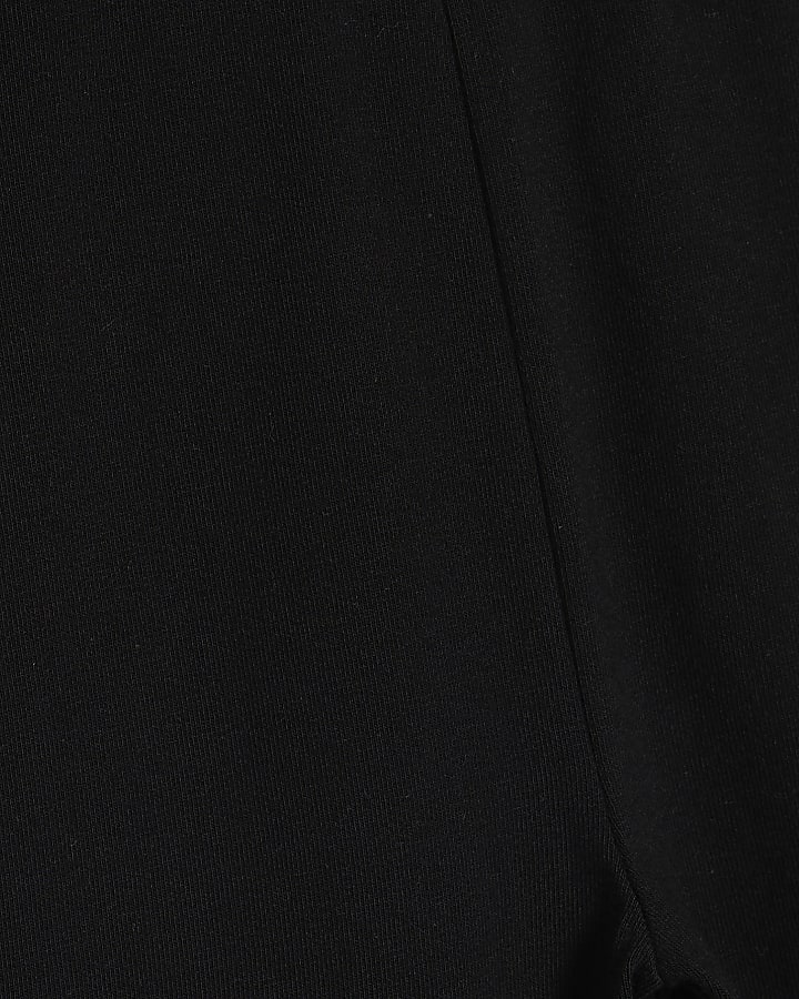 Girls Black RI Waistband Flared Trousers