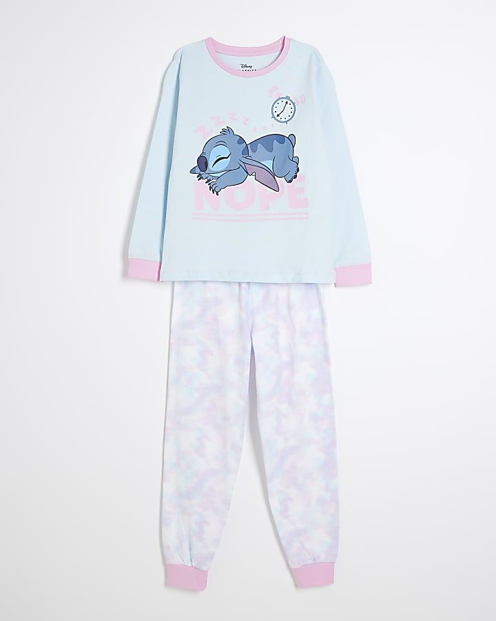 Blue Stitch Pyjamas Set