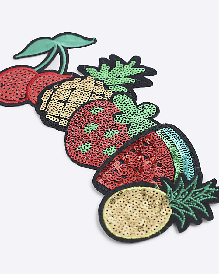 Multi Colour Fruit Badges