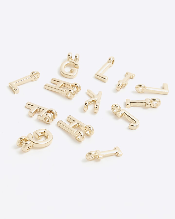 Girls Gold Make Your Own Pendant Necklace