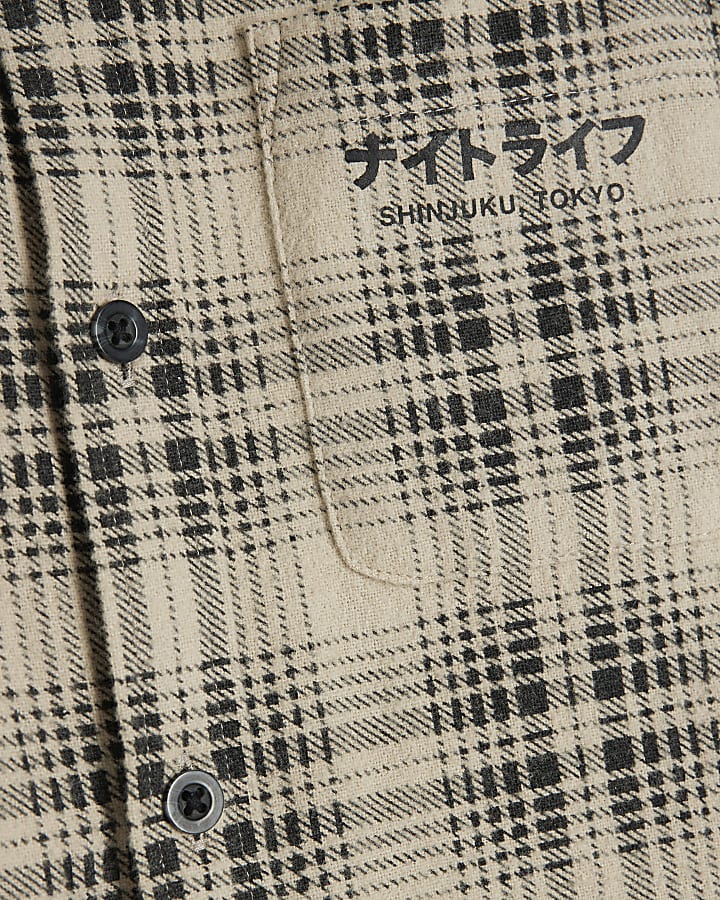 Boys Stone Shinjuku Check Shirt