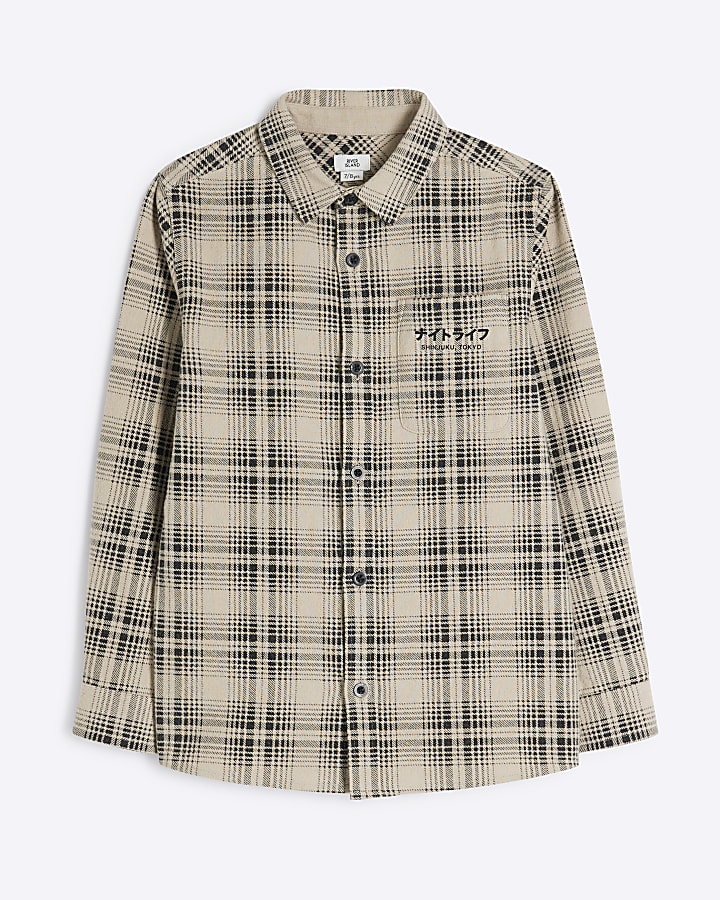 Boys Stone Shinjuku Check Shirt