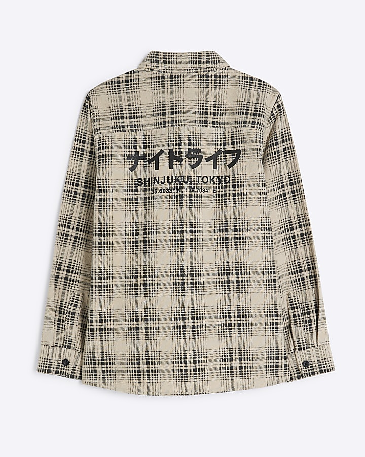 Boys Stone Shinjuku Check Shirt