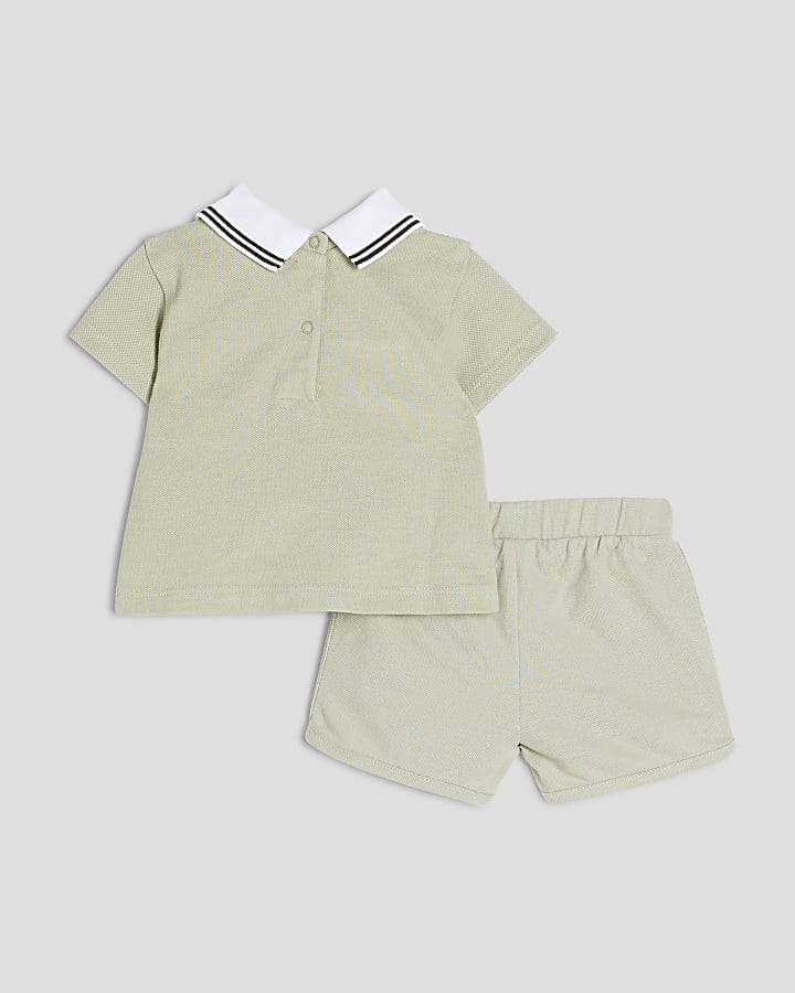 Baby Boys Khaki Handsome Shorts Set