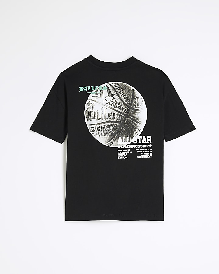 Boys Black Baller T-Shirt