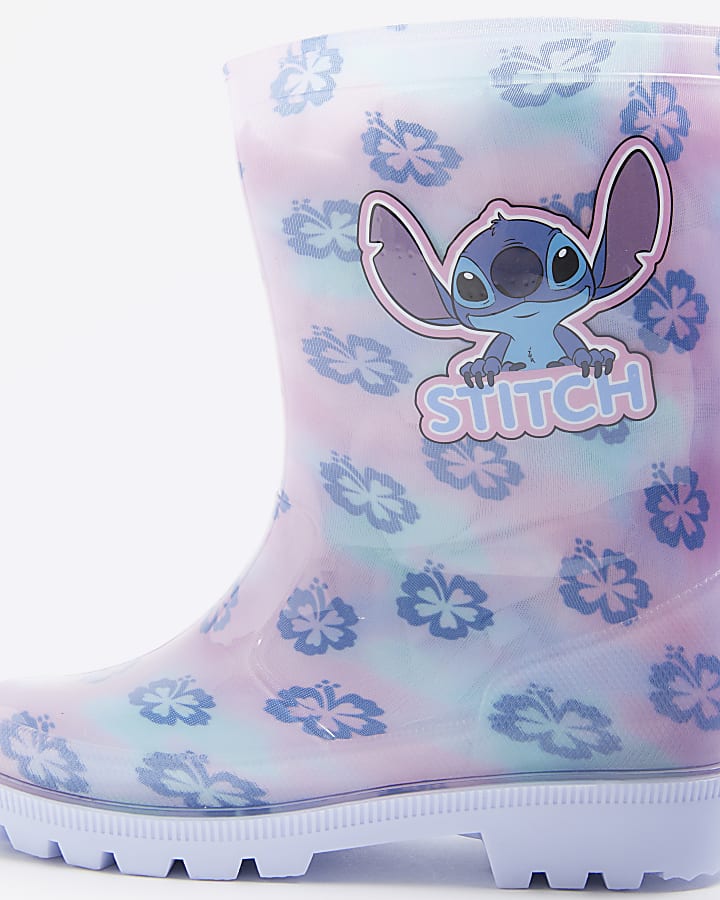 Blue Stitch Wellies