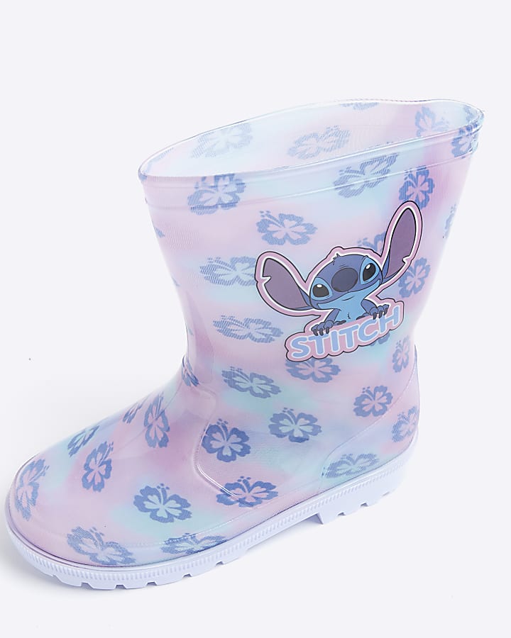 Blue Stitch Wellies