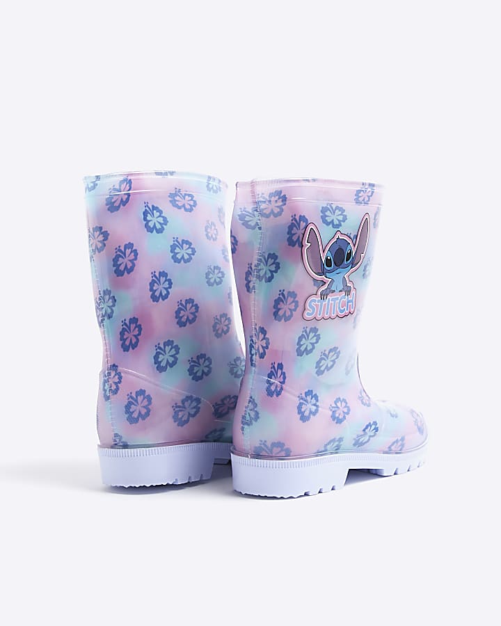 Blue Stitch Wellies