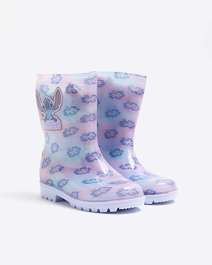 Blue Stitch Wellies