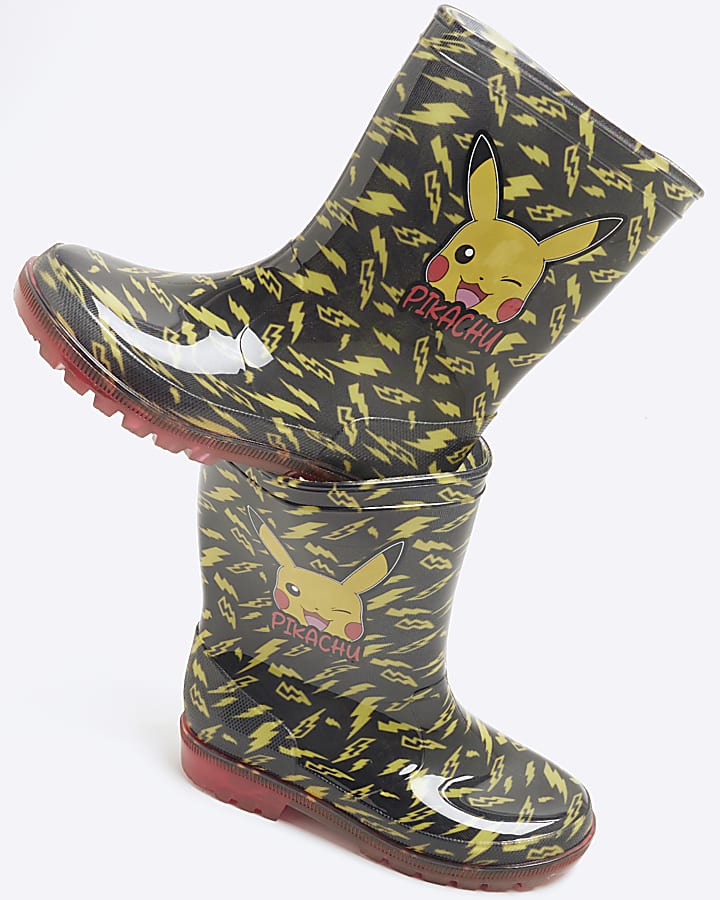 Yellow Pokemon Wellies