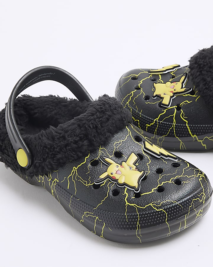 Black Pokemon Flash Borg Clogs