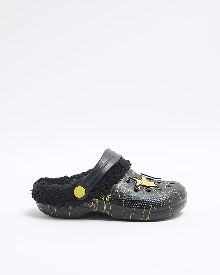 Black Pokemon Flash Borg Clogs