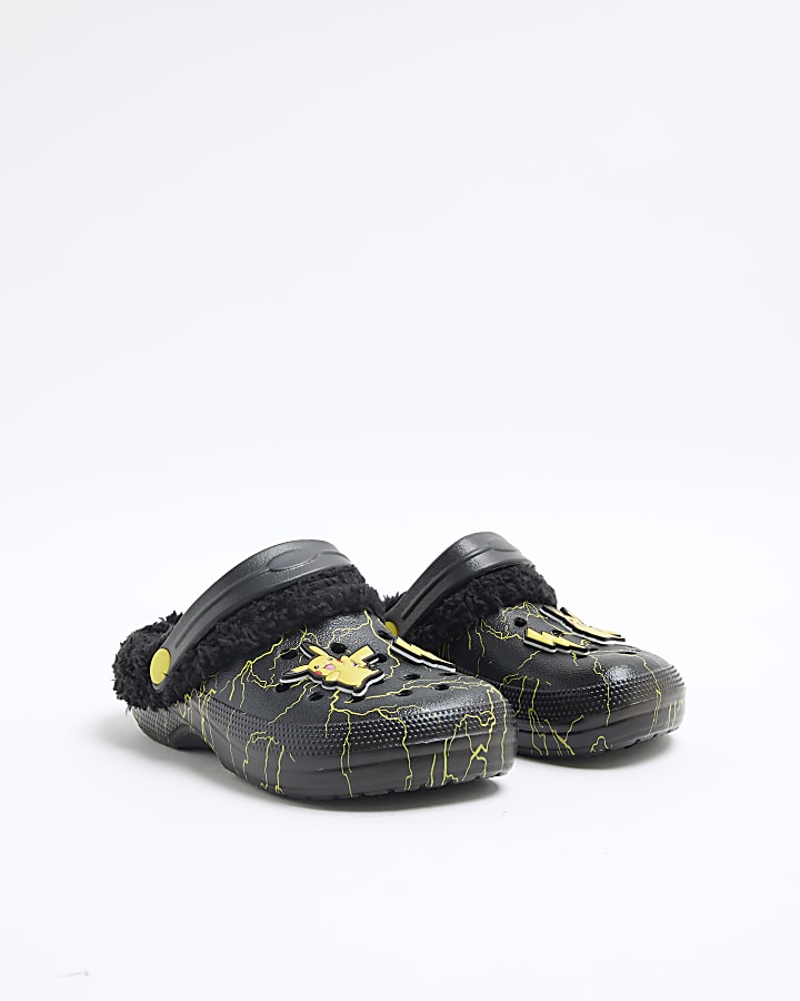 Black Pokemon Flash Borg Clogs