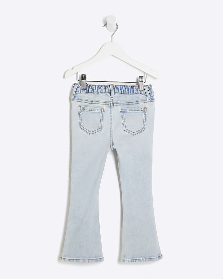 Mini Girls Blue Flared Jeans