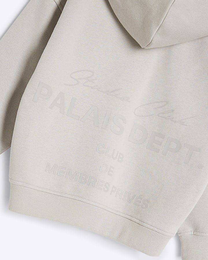 Mini Boys Beige Palais Essentials Hoodie
