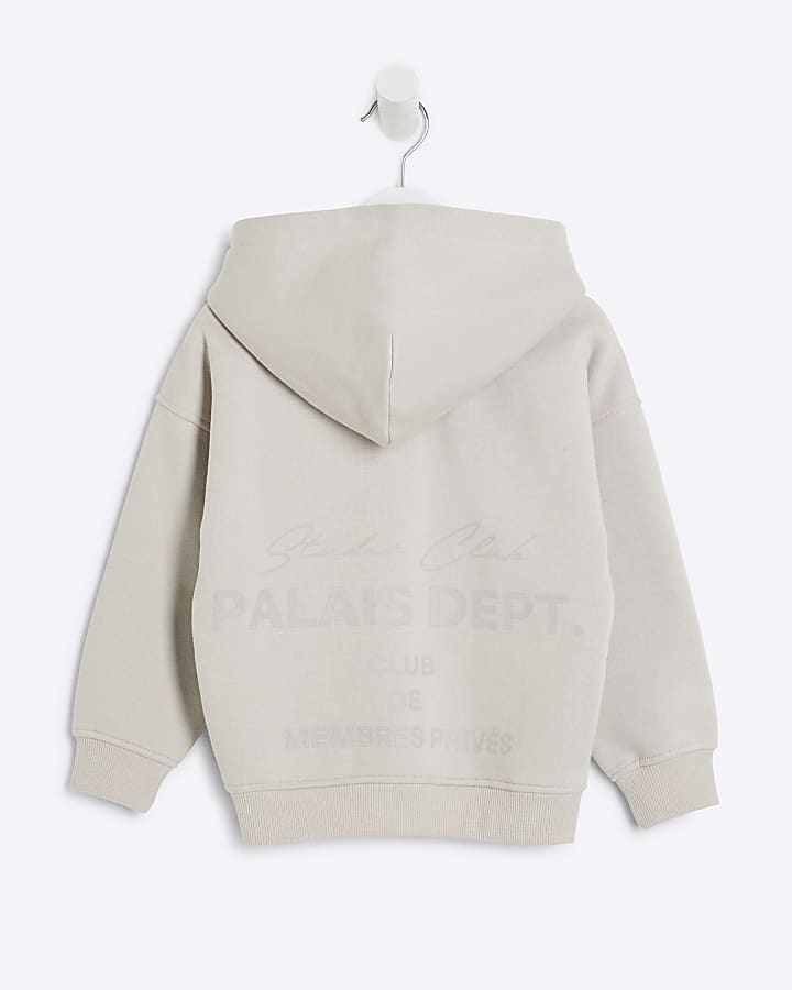Mini Boys Beige Palais Essentials Hoodie