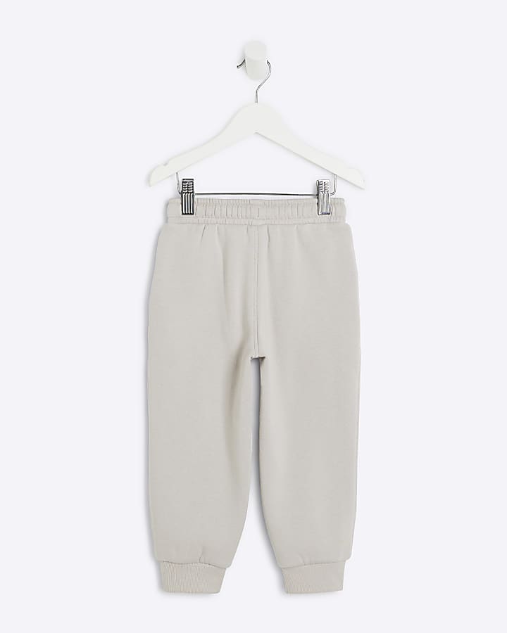 Mini Boys Beige Palais Essentials Joggers