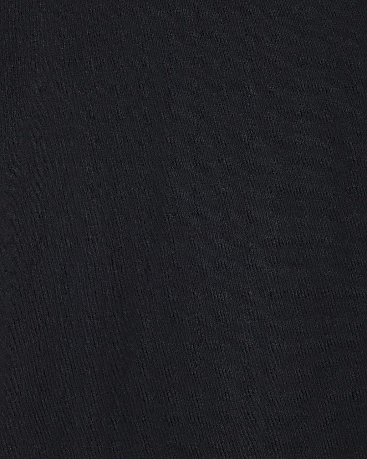 Girls black lemon graphic t-shirt
