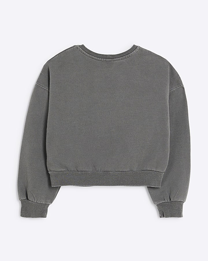 Girls Grey Limon Sweatshirt