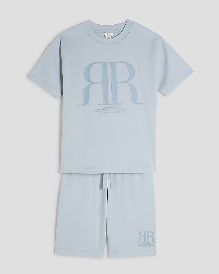 Boys Blue RR T-Shirt And Short Set