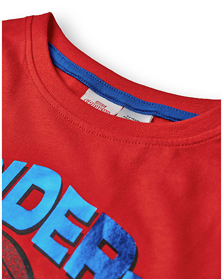 Red Spiderman Pyjama Top Set