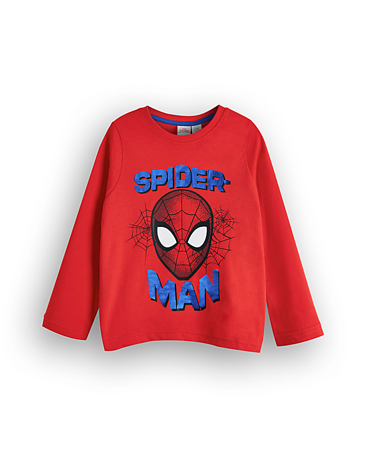 Red Spiderman Pyjama Top Set