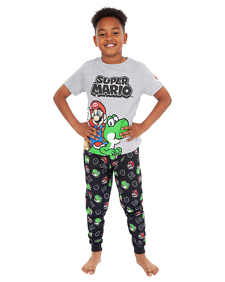 Grey Super Mario Pyjamas set