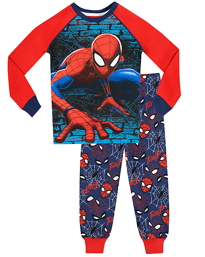 Blue Spiderman Pyjamas Set