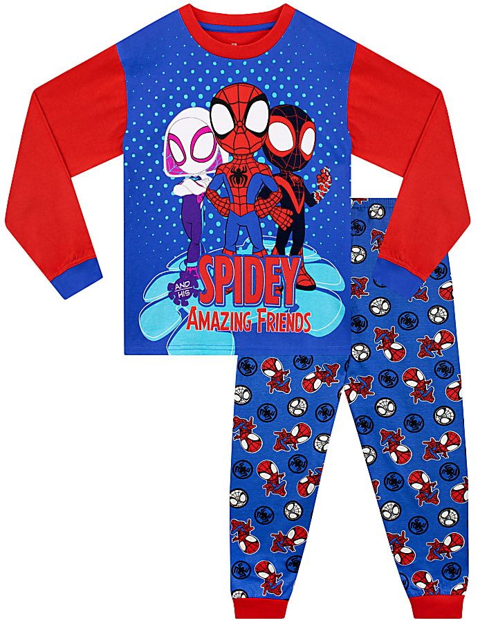 Blue Spidey and Friends Pyjama Set