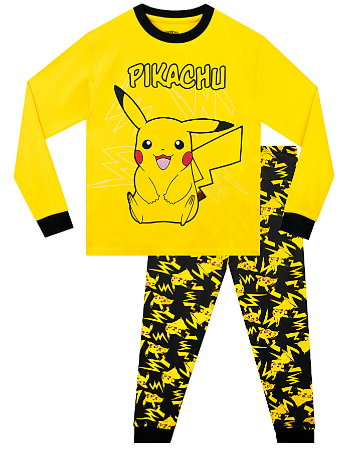 Yellow Pikachu Pyjama Set