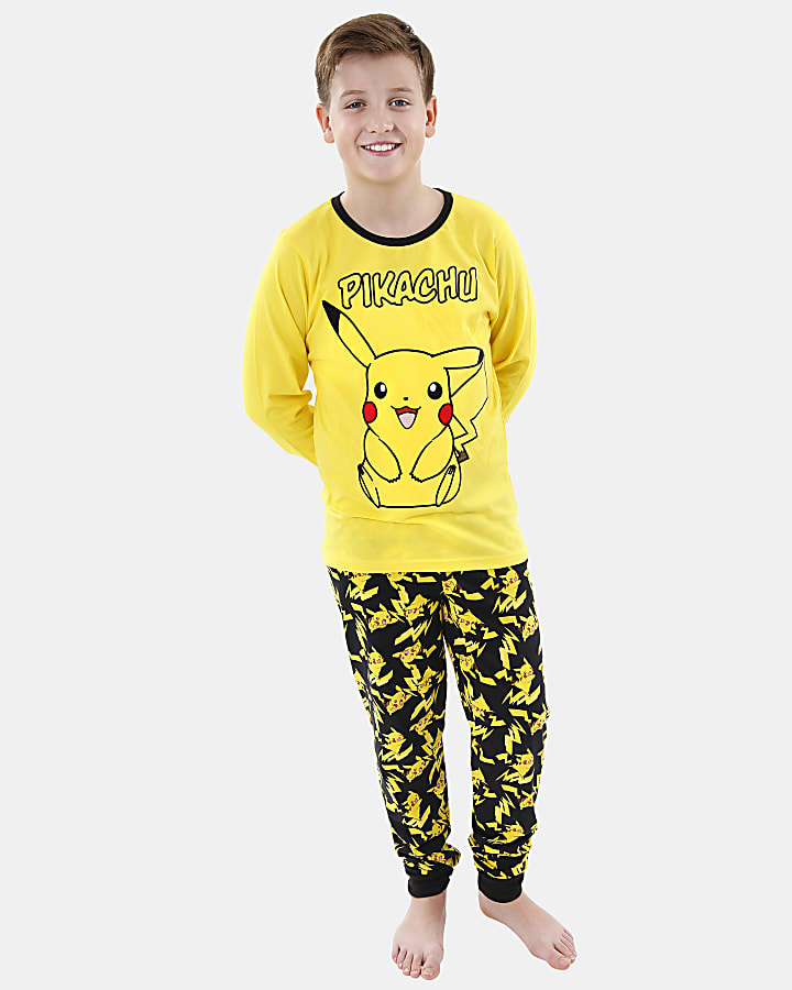 Yellow Pikachu Pyjama Set