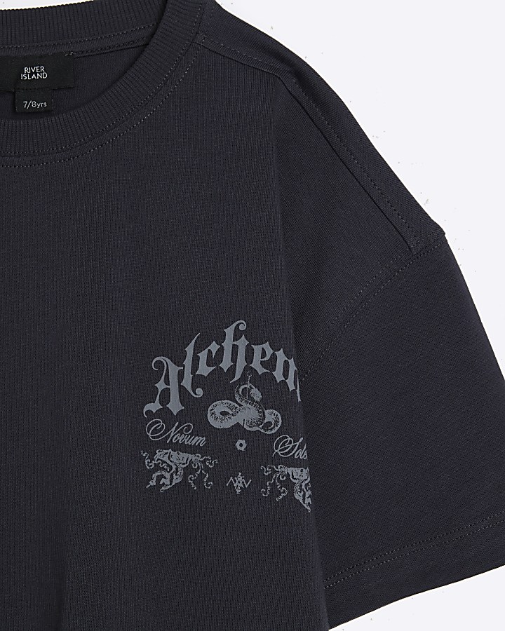 Boys Black Gothic Alchemy T-shirt