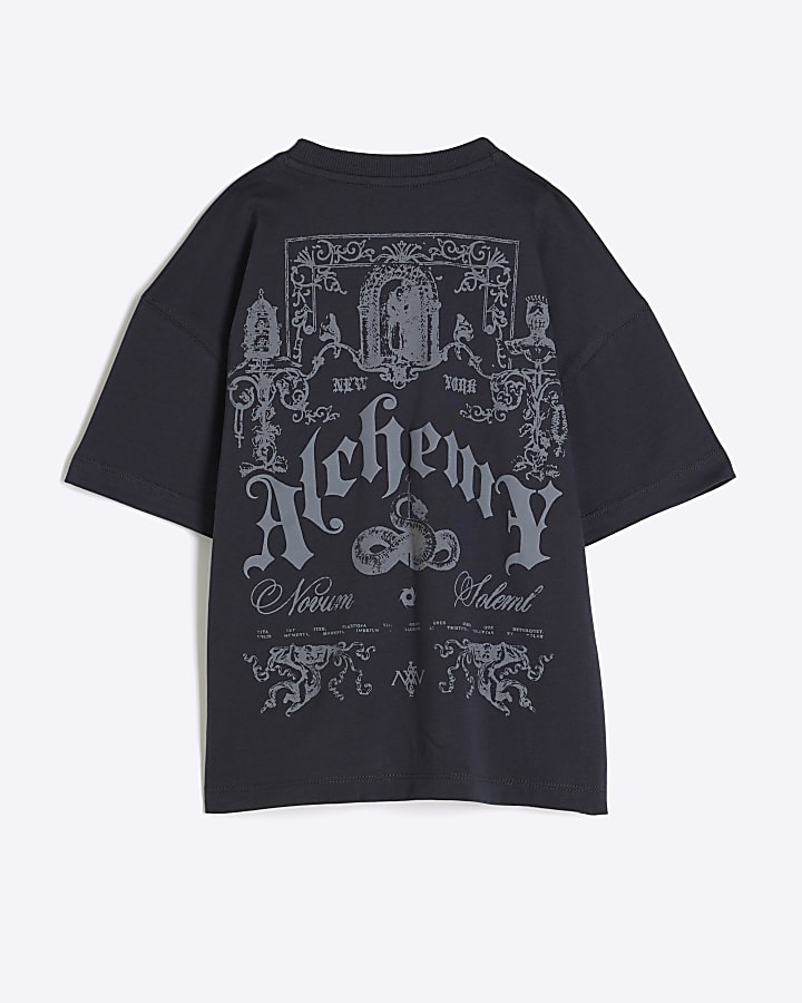 Boys Black Gothic Alchemy T-shirt