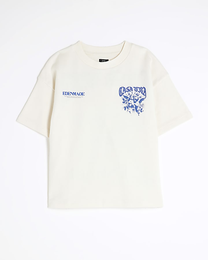 Boys Cream Casa Gothic T-Shirt