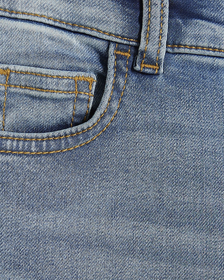 Boys Blue Stretch Tapered Jeans