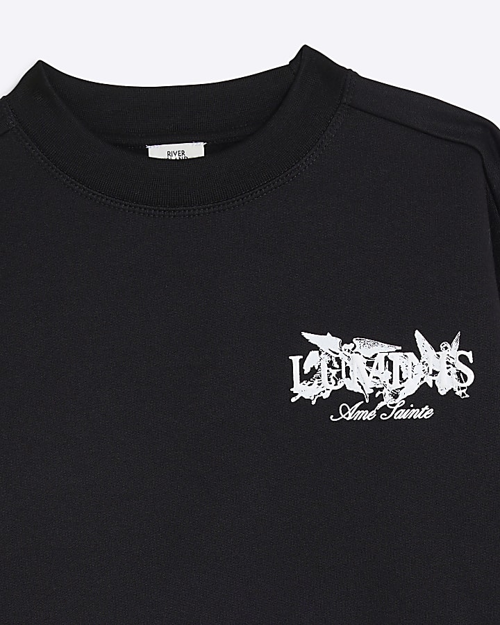 Boys Black Gothic Luminis Sweatshirt