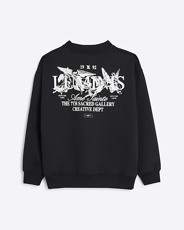 Boys Black Gothic Luminis Sweatshirt