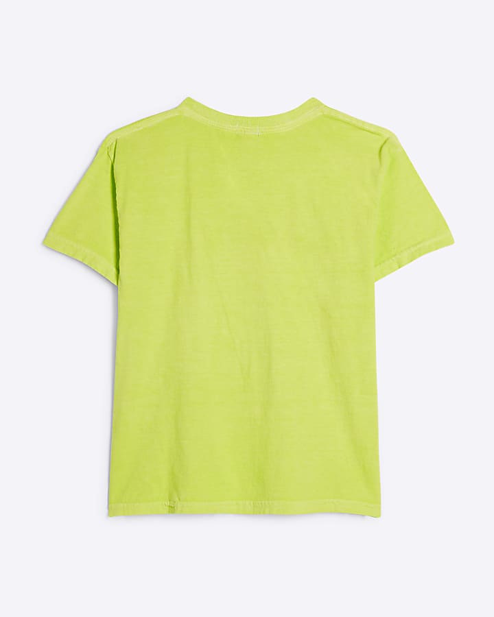 Girls Green Love T-Shirt