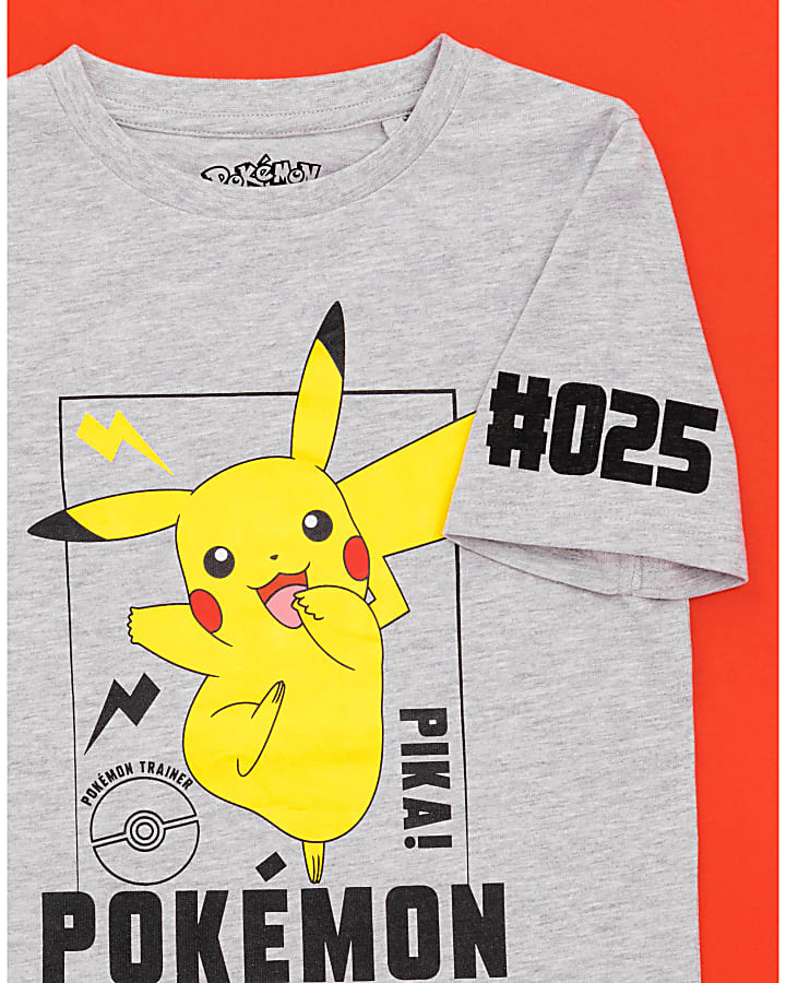 Grey Pikachu T-Shirt