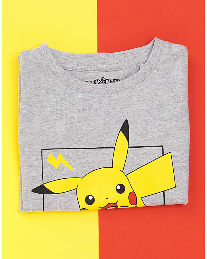 Grey Pikachu T-Shirt