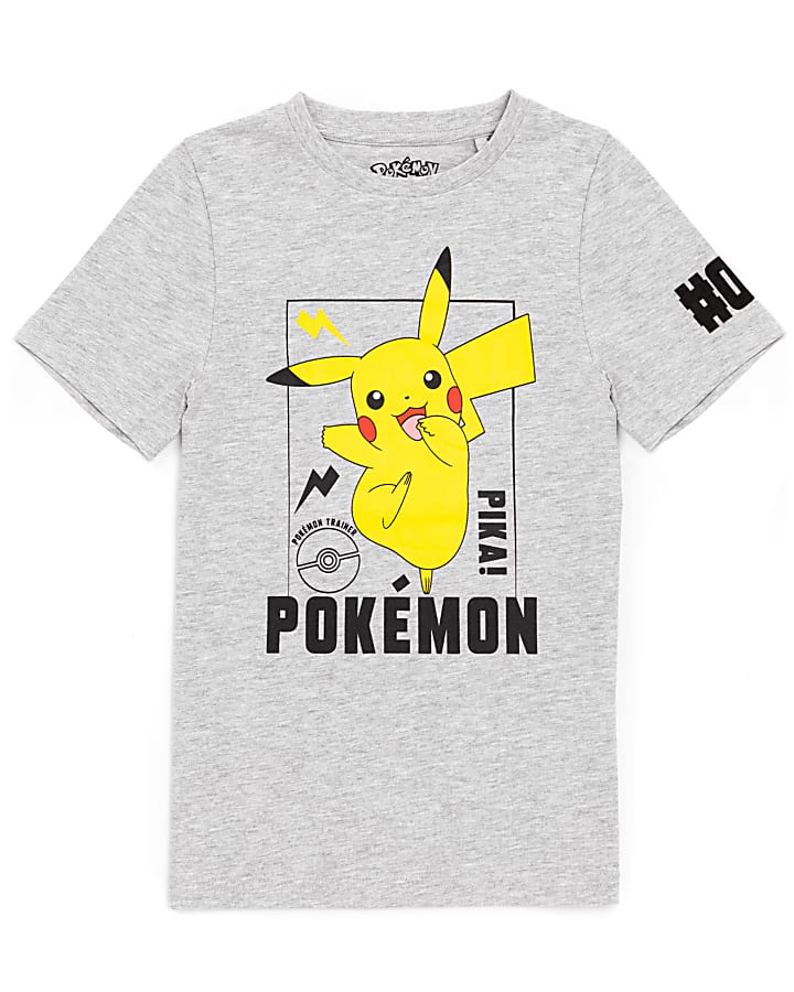 Grey Pikachu T-Shirt