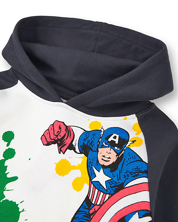 Ecru Marvel Hoodie