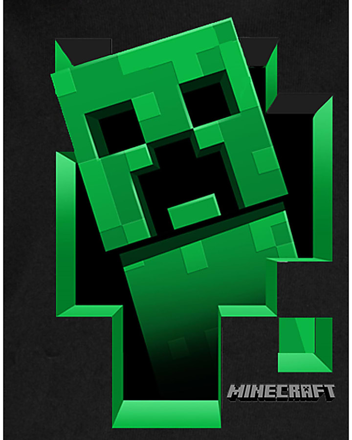 Black Minecraft Creeper Hoodie