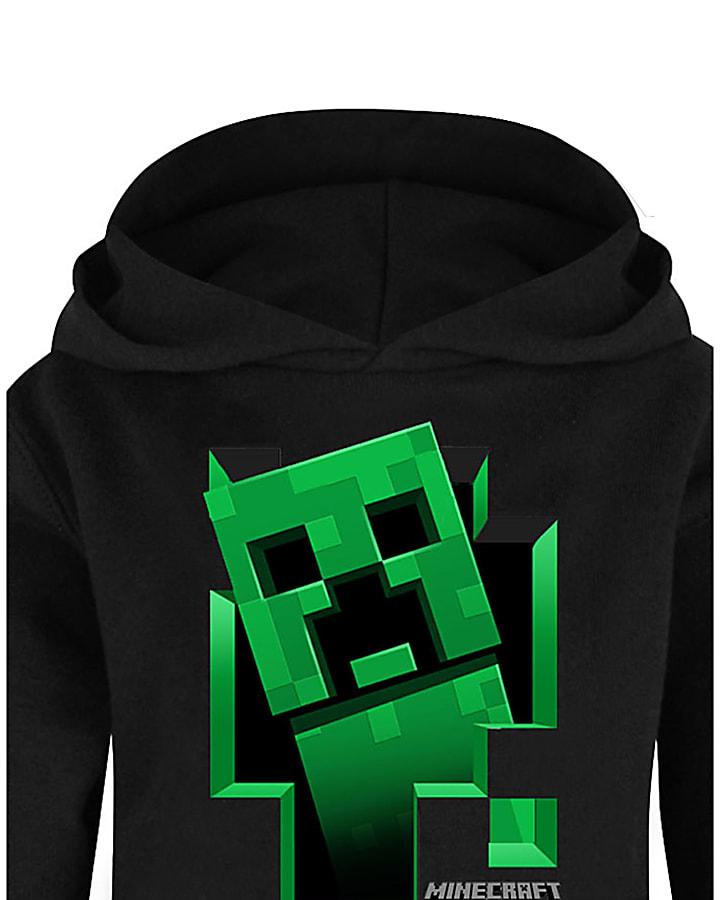 Black Minecraft Creeper Hoodie