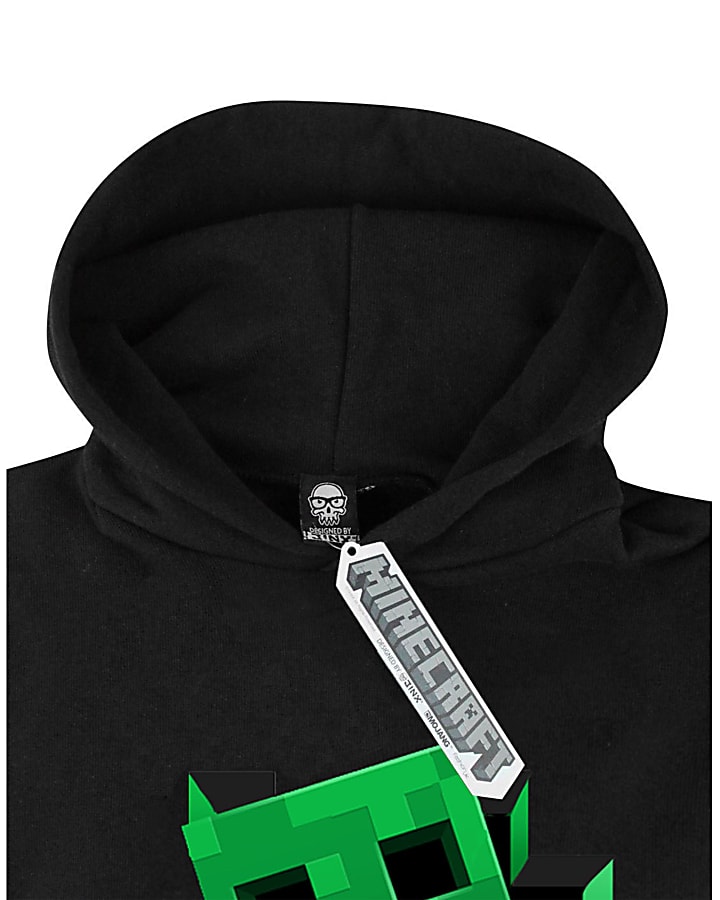 Black Minecraft Creeper Hoodie